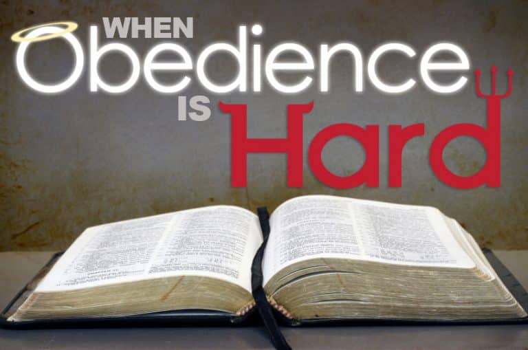 Sunday Recap for 3/18 Why is obedience so hard? Evident Grace Fellowship